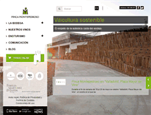 Tablet Screenshot of fincamontepedroso.com